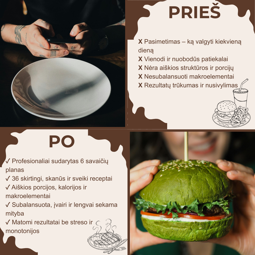 Įvairovė lėkštėje – individualus mitybos planas