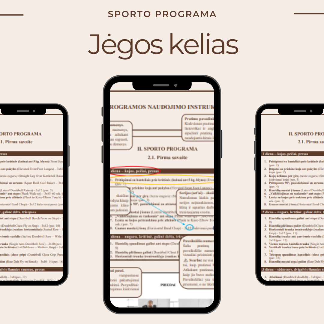 Jėgos kelias – individuali sporto programa