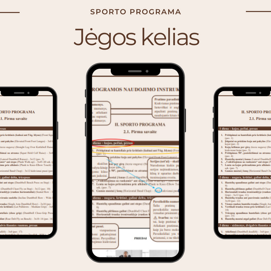 Jėgos kelias – individuali sporto programa