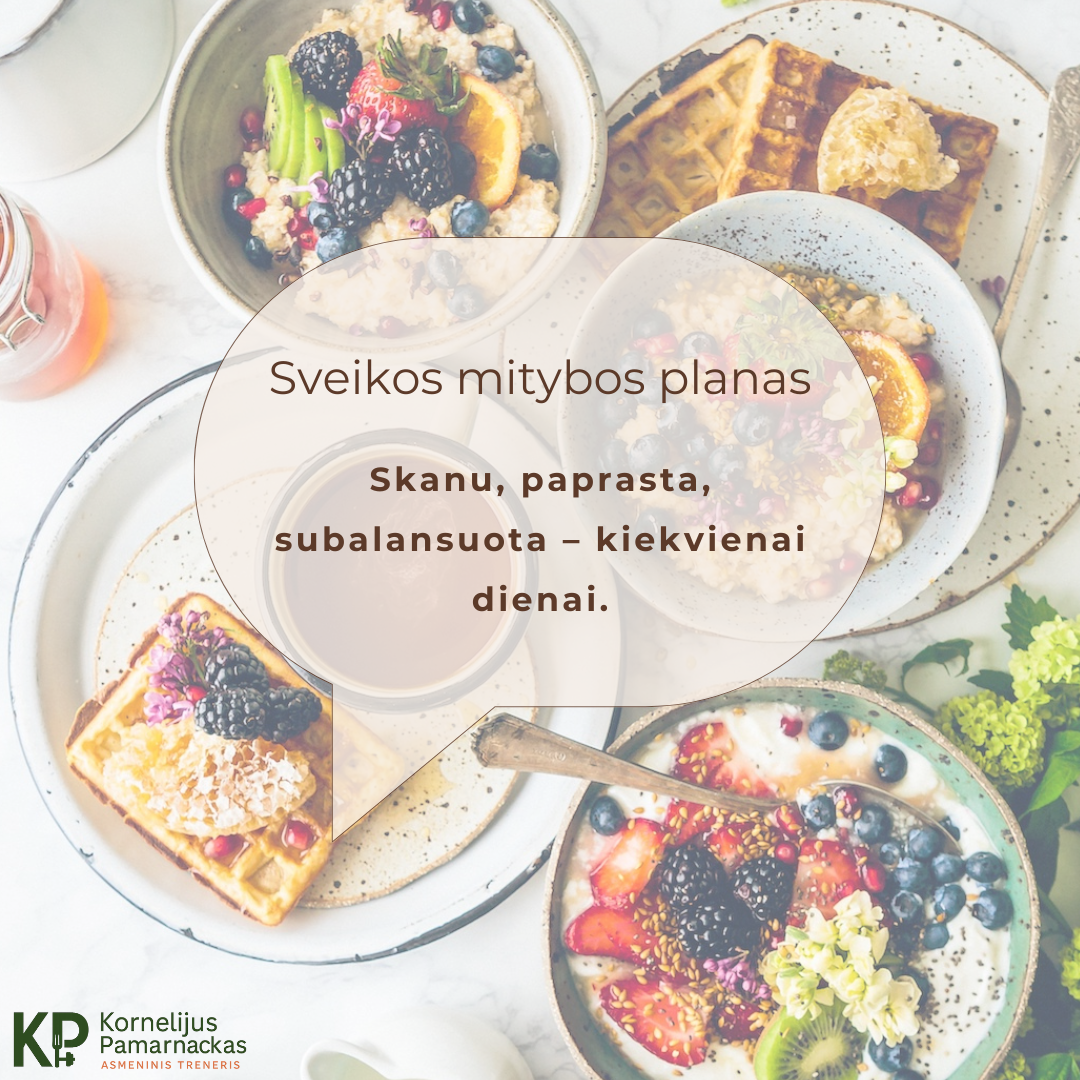 Kalorijų kontrolė – 6 savaičių mitybos planas iš karto