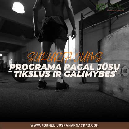 Jėgos kelias – individuali sporto programa